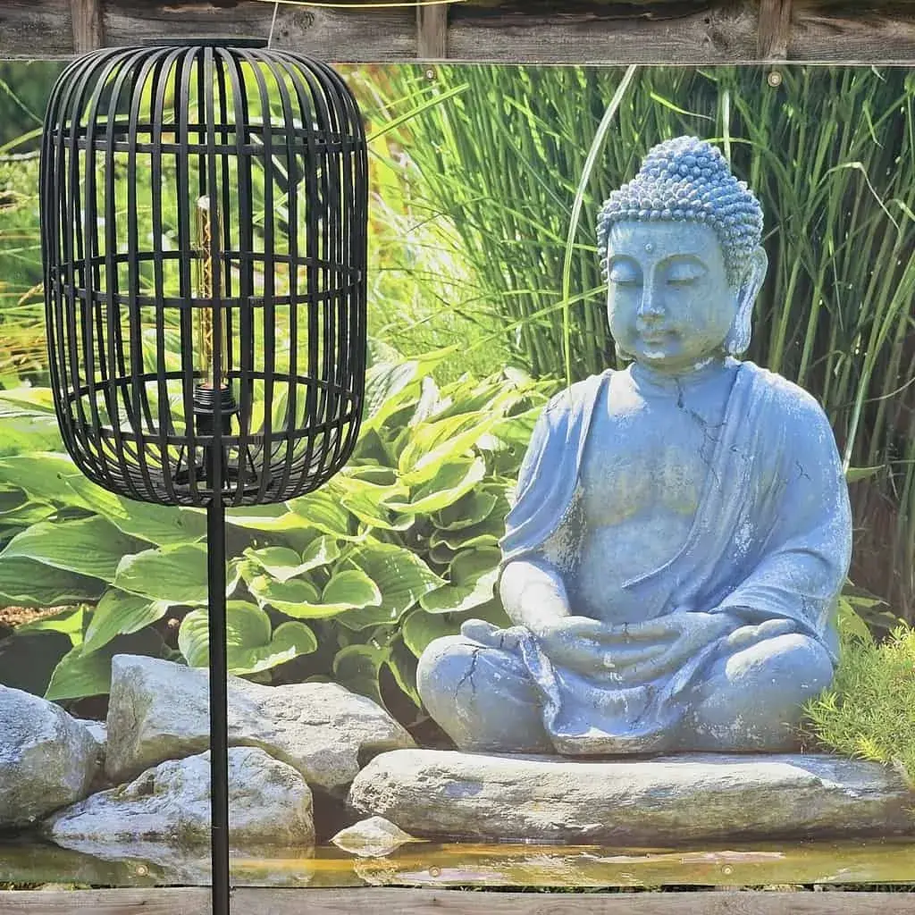 Foto 3 Vloerlamp bamboe Treccia zwart S 5493 Z