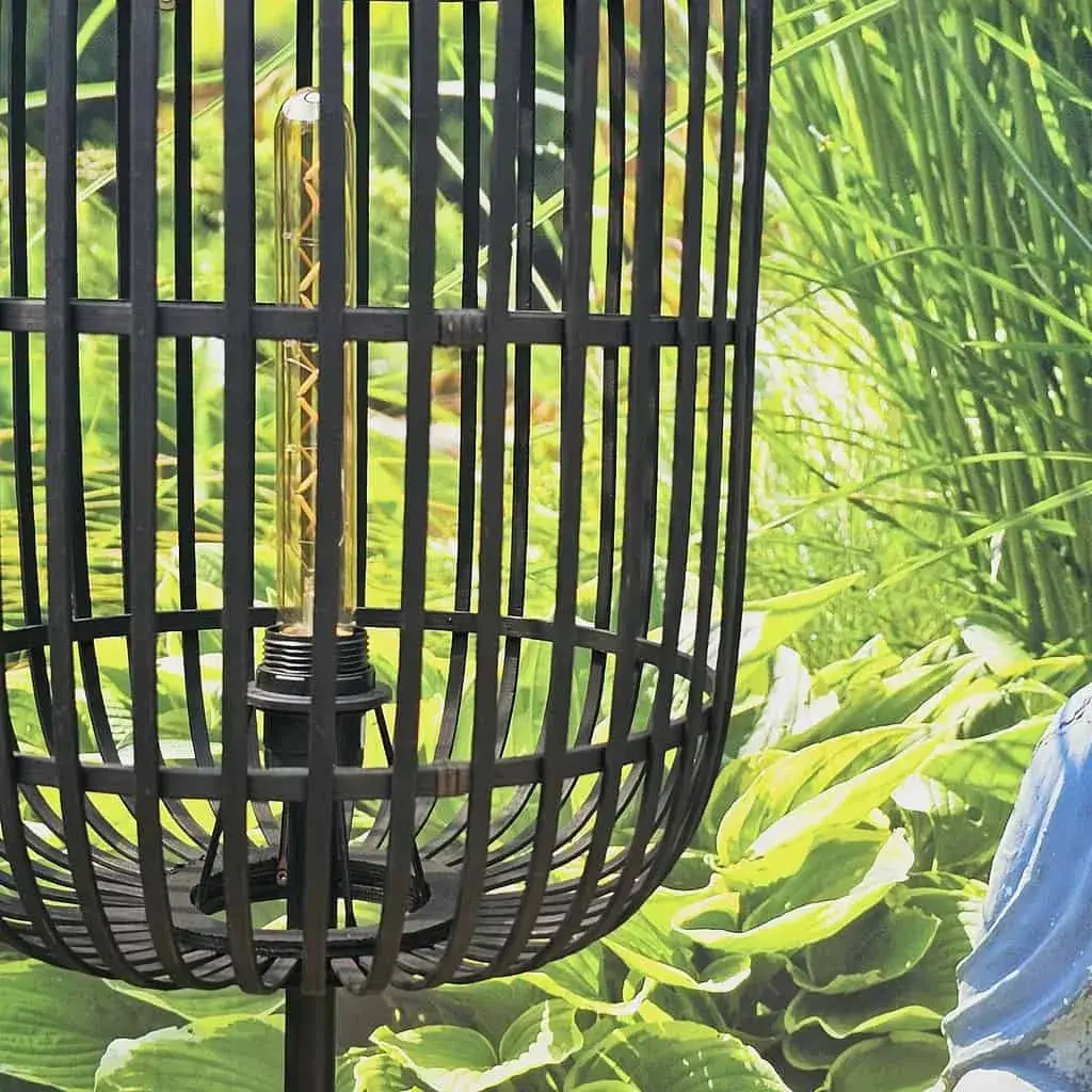 Foto 7 Vloerlamp bamboe Treccia zwart S 5493 Z