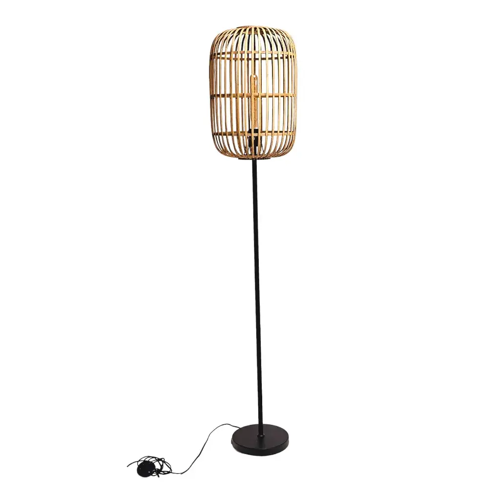 Foto 5 Vloerlamp Acos Bamboe 5401H