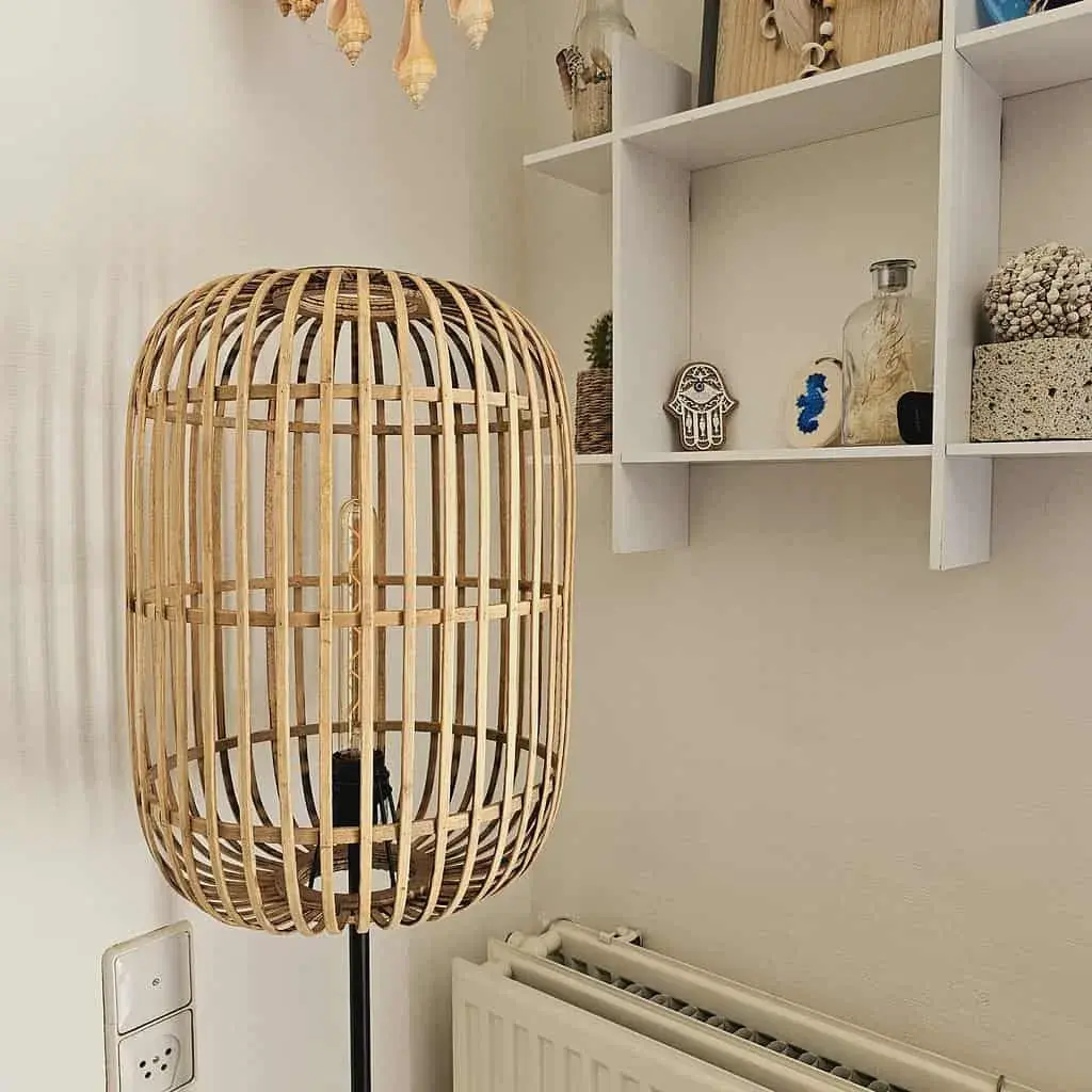 Foto 9 Vloerlamp Acos Bamboe 5401H