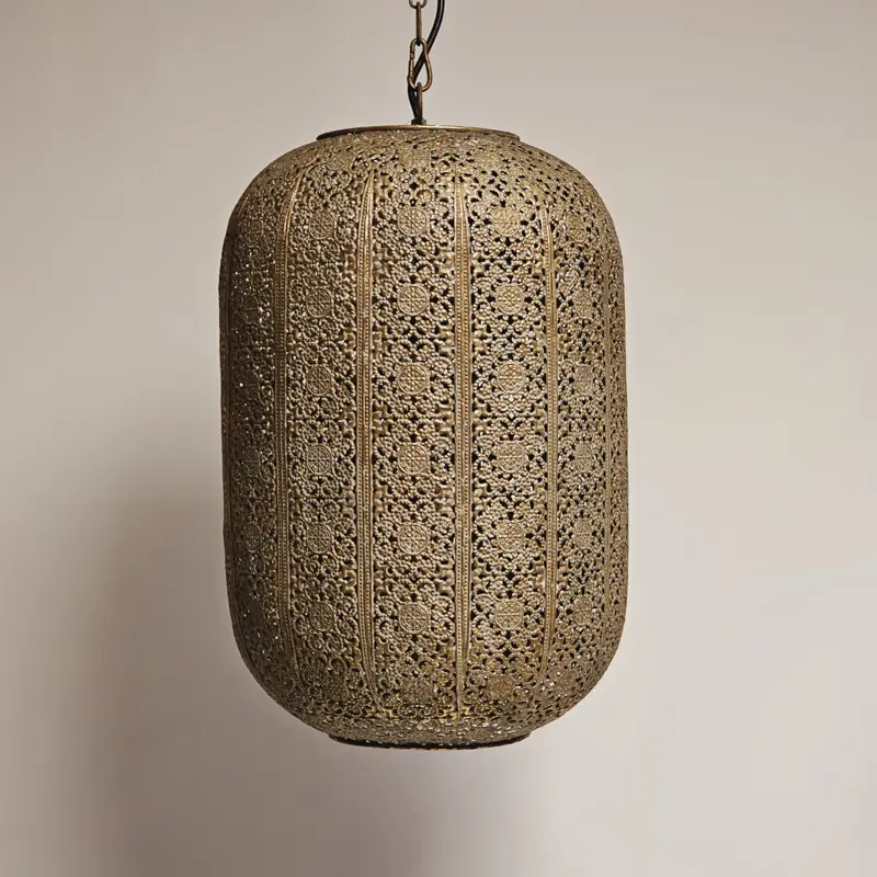 Foto 1 Hanglamp Grasso antiek goud h2020g