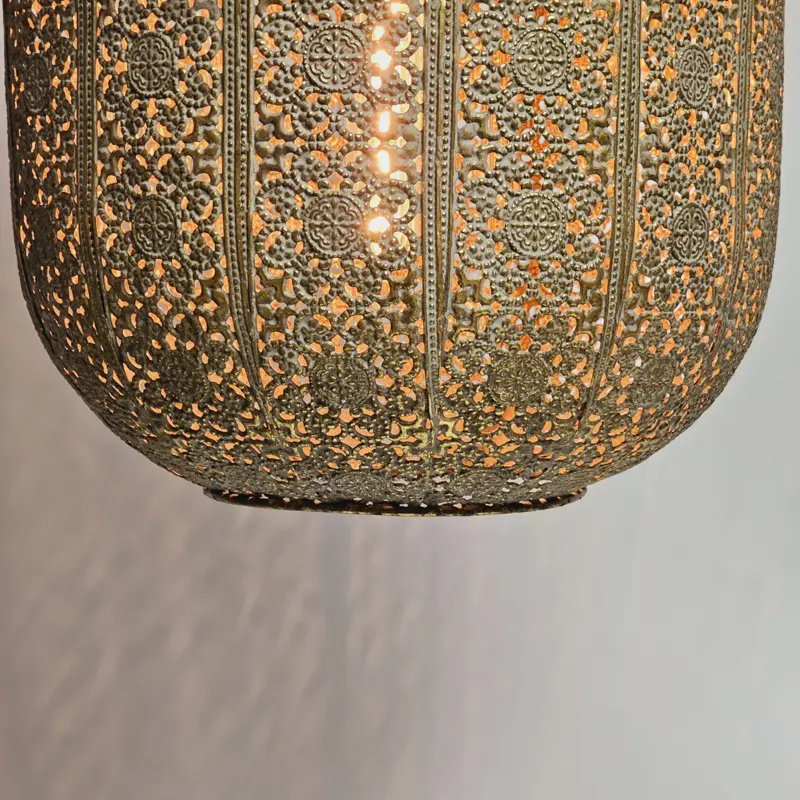 Foto 6 Hanglamp Grasso antiek goud h2020g