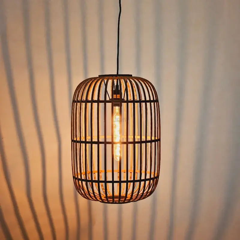 Foto 8 Hanglamp bamboe Treccia 46cm naturel H 5401 H