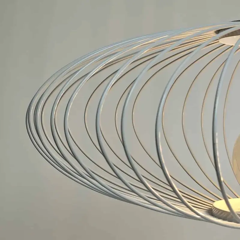 Foto 6 Hanglamp Aglio wit 50cm