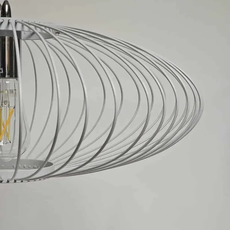 Foto 9 Hanglamp Aglio wit 50cm