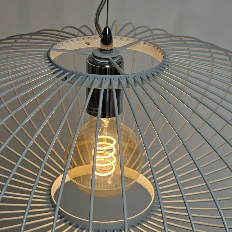Foto 5 Hanglamp Aglio wit 60cm