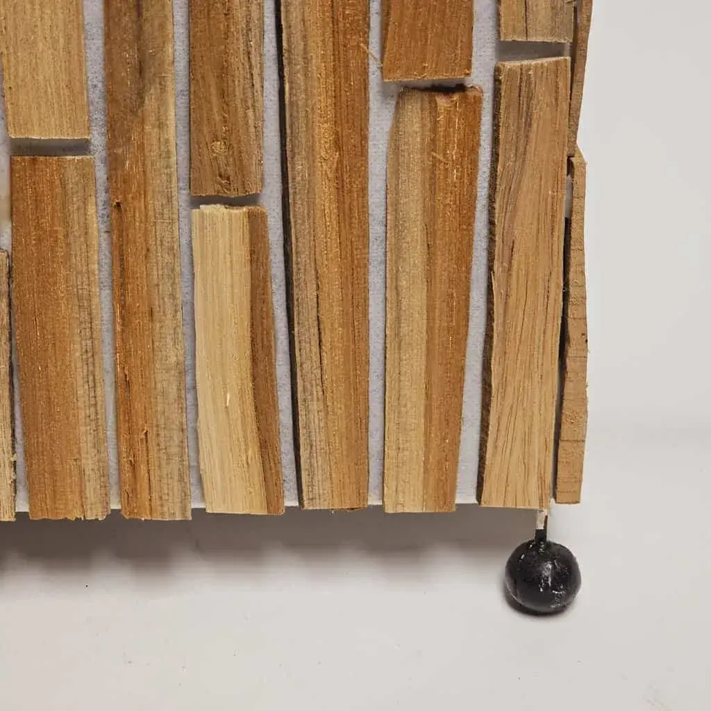 Foto 5 Tafellamp hout rechthoek 40cm 15212-40