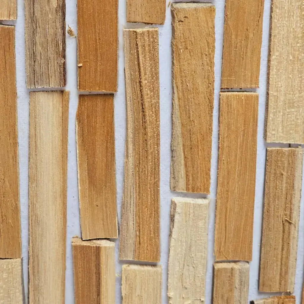 Foto 6 Tafellamp hout rechthoek 40cm 15212-40