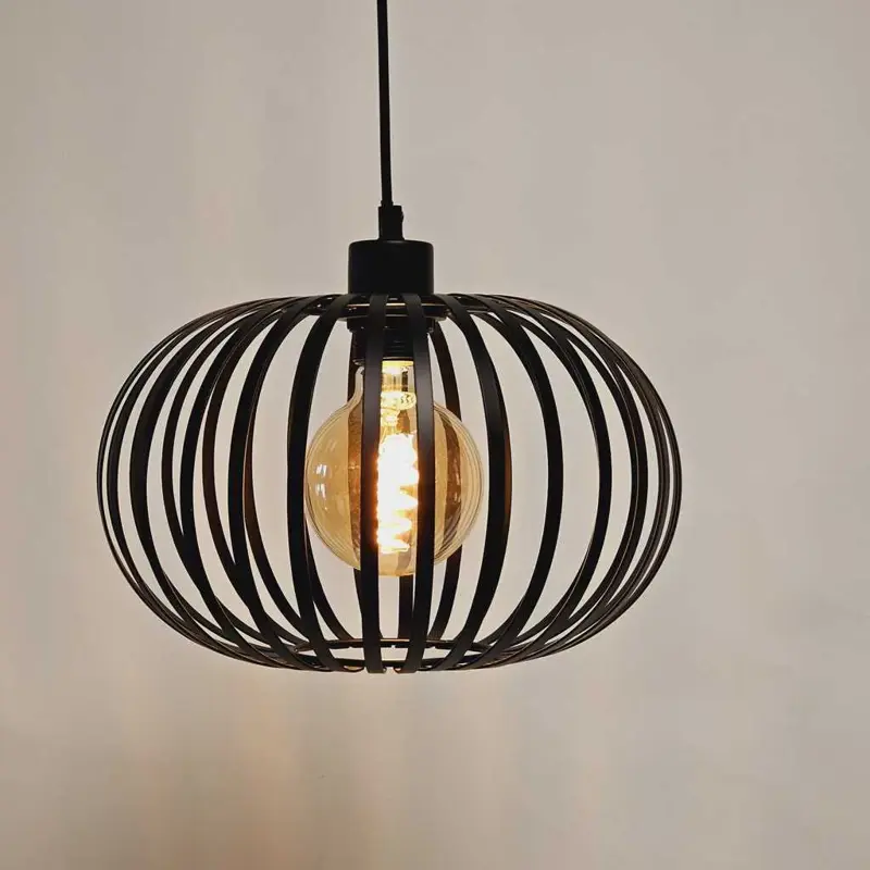 Foto 7 Hanglamp Agli Zwart 30cm 230005