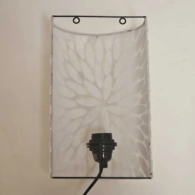 Foto 4 Wandlamp apollo schelp wit 24x30