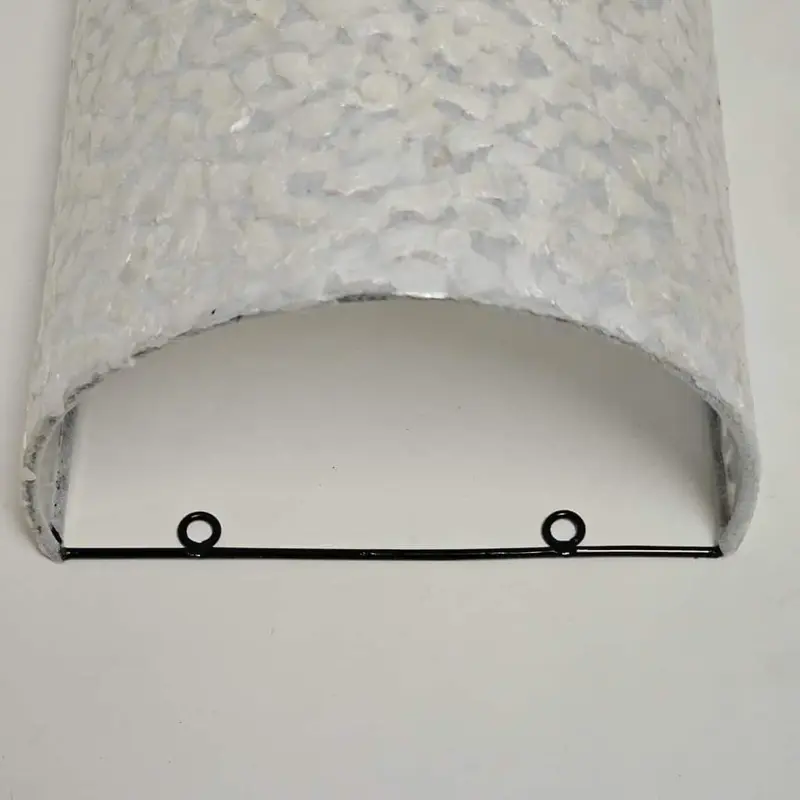 Foto 7 Wandlamp apollo schelp wit 24x30