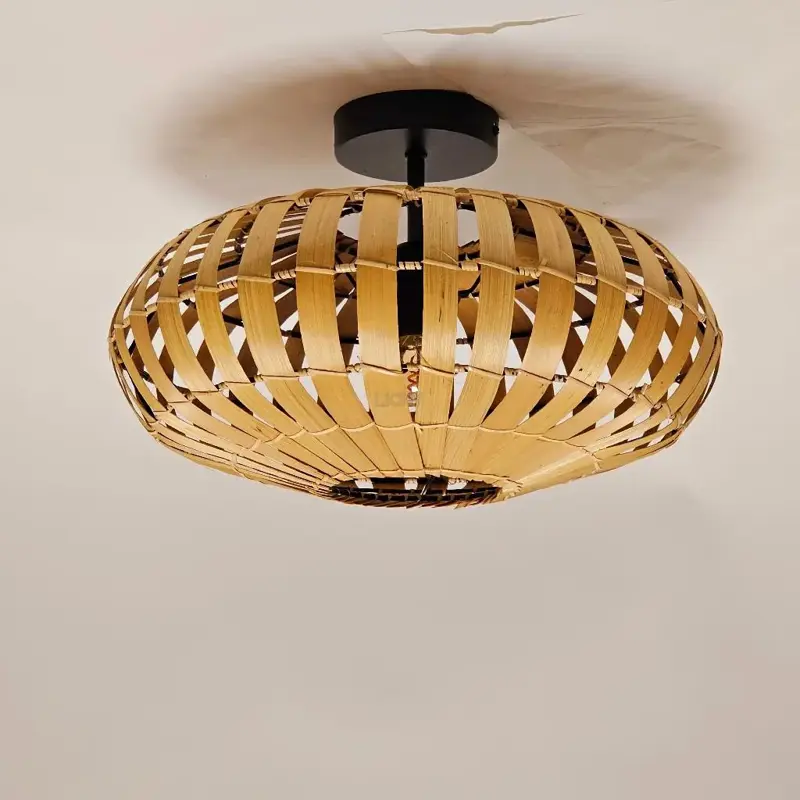Foto 1 Plafondlamp bamboe ufo 40cm 510711