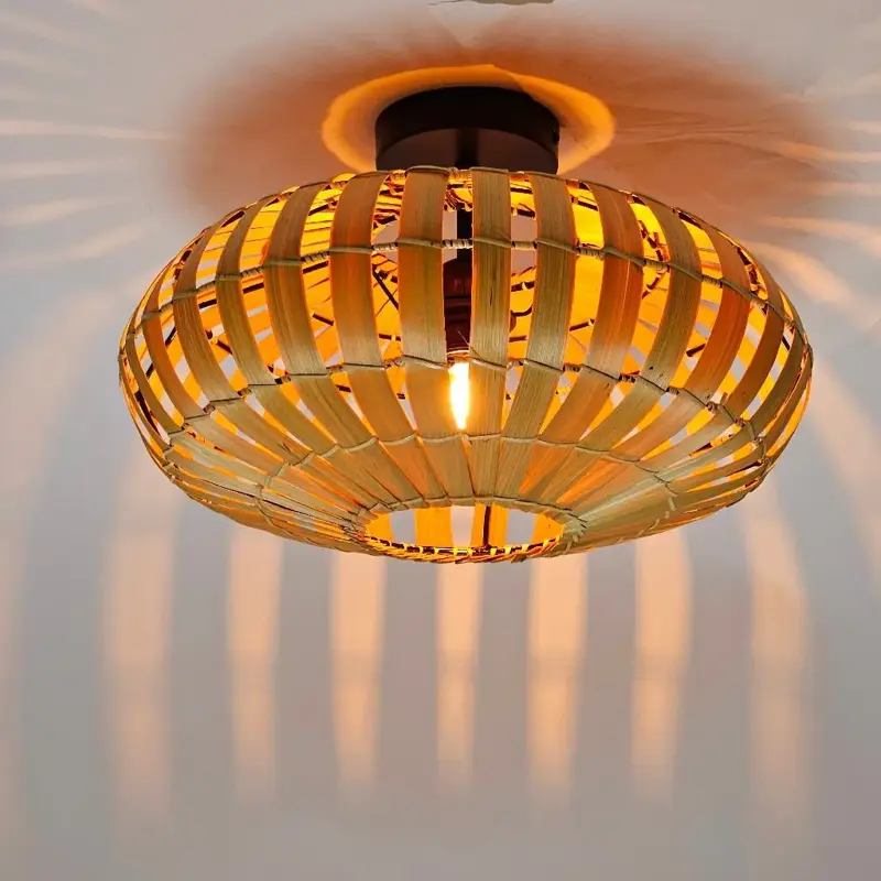 Foto 6 Plafondlamp bamboe ufo 40cm 510711