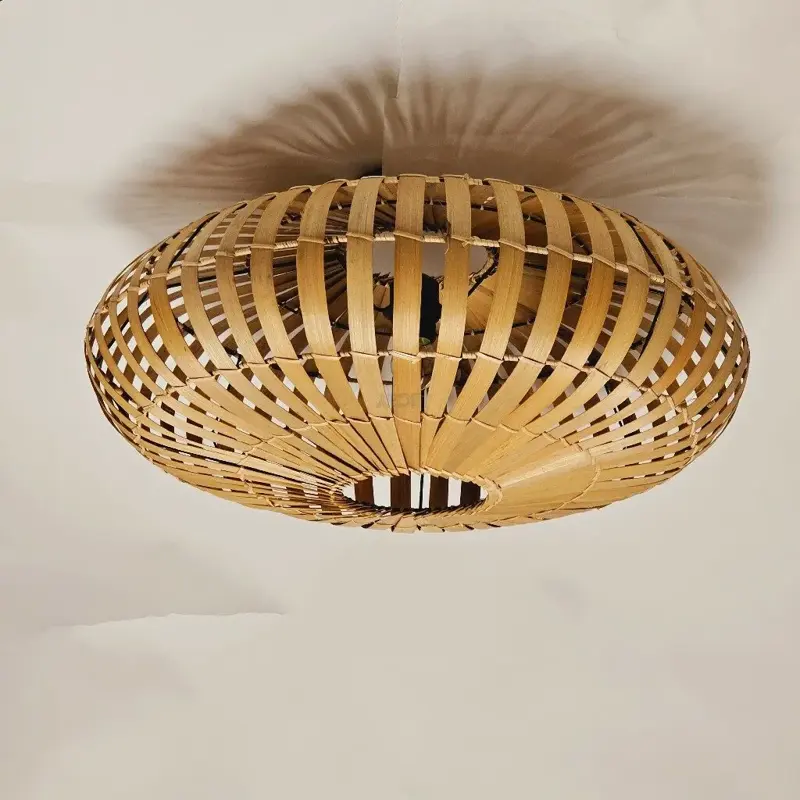 Foto 1 Plafondlamp bamboe ufo 60cm 510712