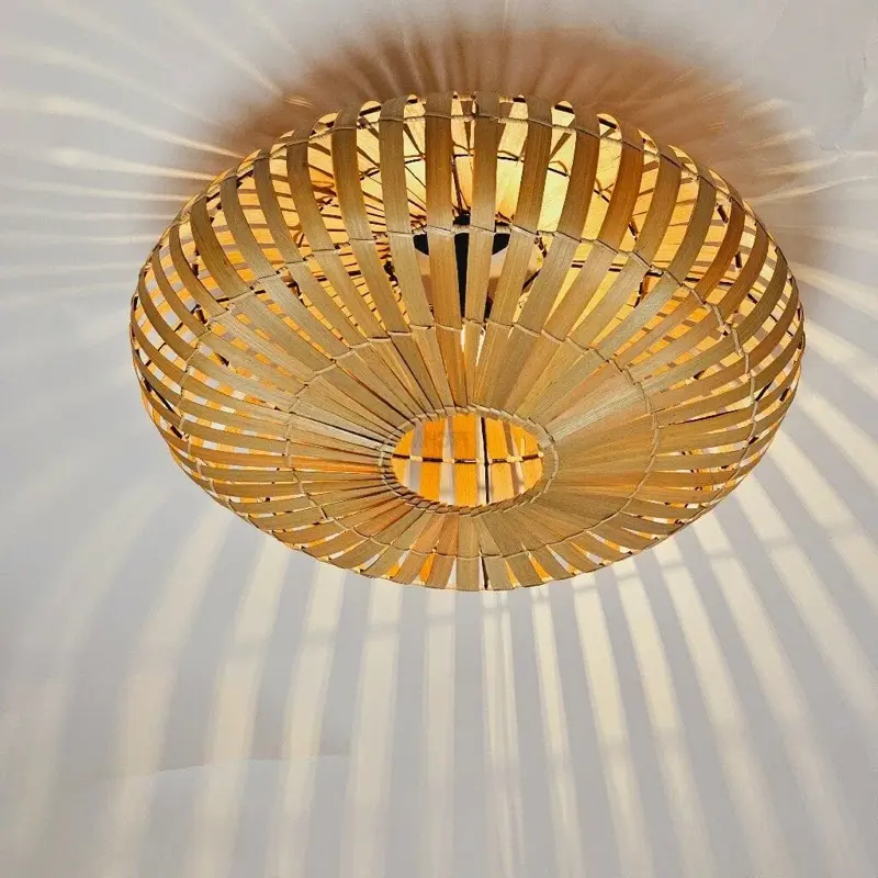 Foto 2 Plafondlamp bamboe ufo 60cm 510712