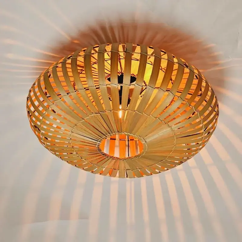 Foto 4 Plafondlamp bamboe ufo 60cm 510712