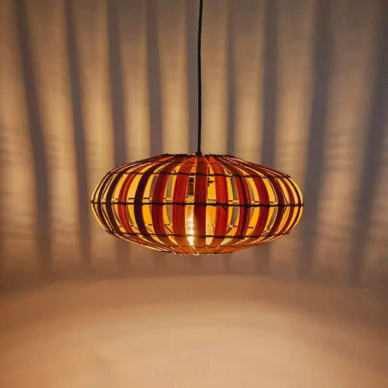 Foto 4 Hanglamp bamboe ufo 40cm 510711 H