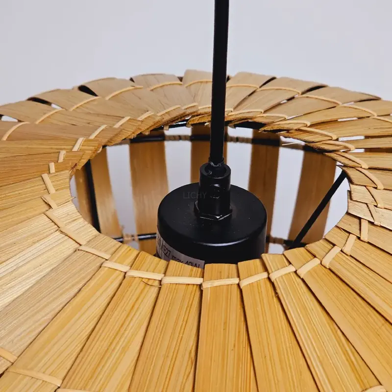 Foto 6 Hanglamp bamboe ufo 40cm 510711 H