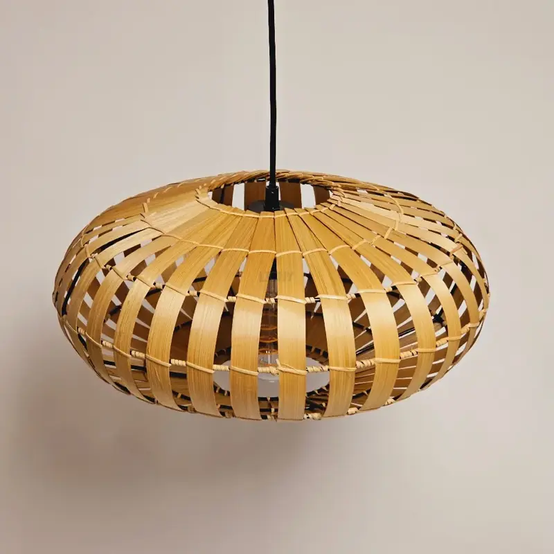 Foto 8 Hanglamp bamboe ufo 40cm 510711 H