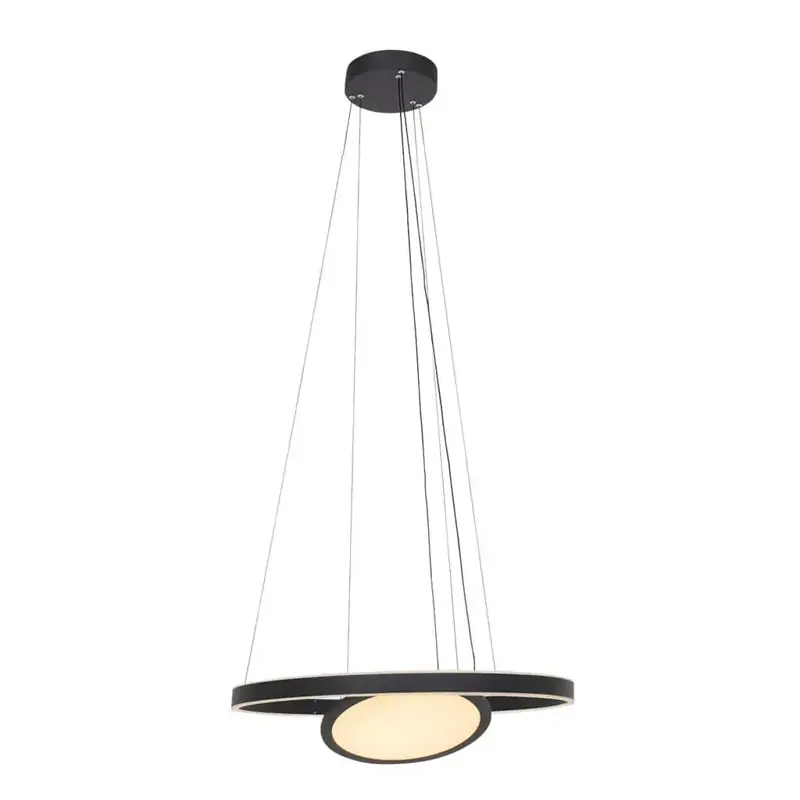 Foto 1 Hanglamp Ringlux 3514ZW Zwart Ringlux 3514ZW
