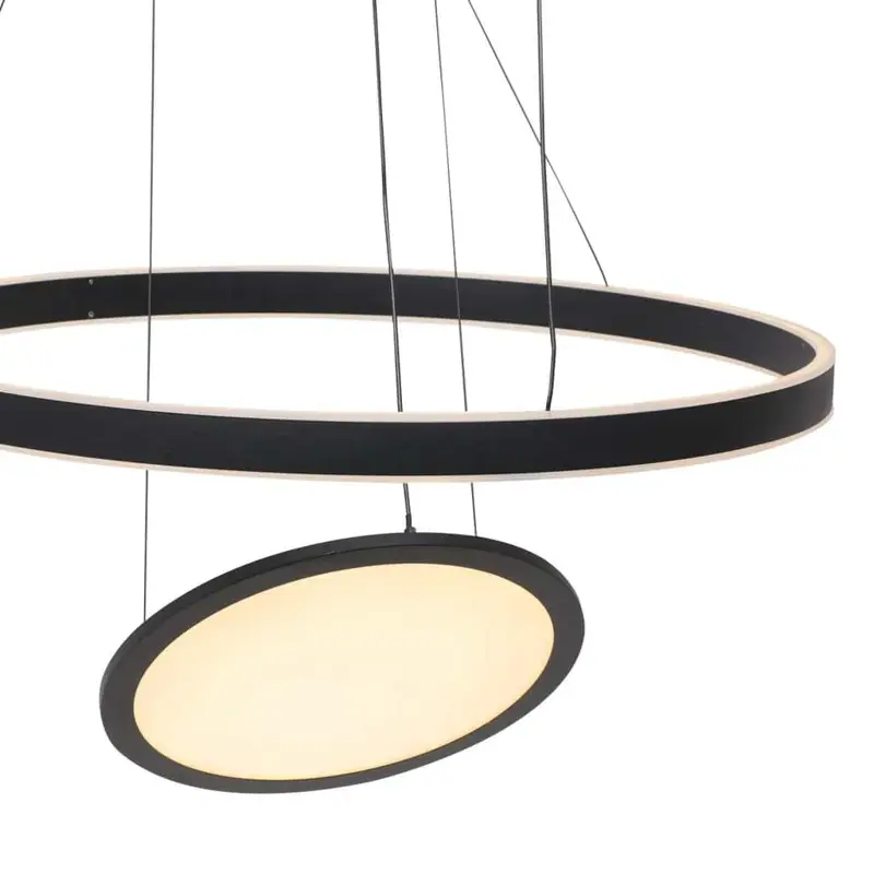 Foto 4 Hanglamp Ringlux 3514ZW Zwart Ringlux 3514ZW