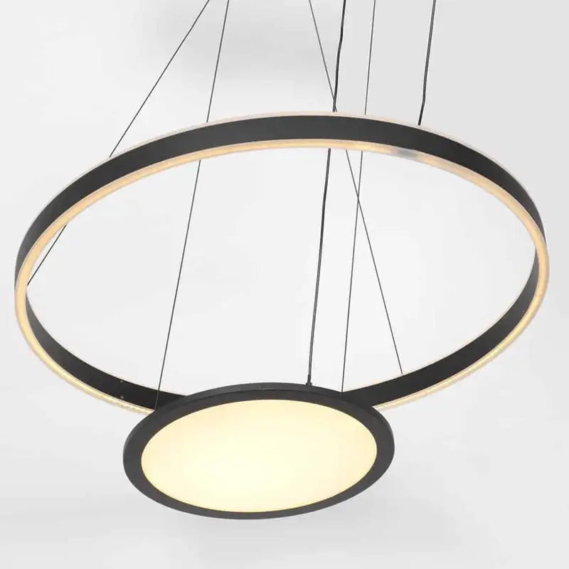 Foto 10 Hanglamp Ringlux 3514ZW Zwart Ringlux 3514ZW