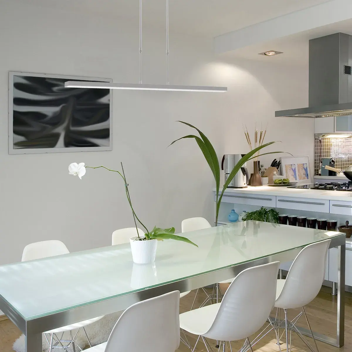 Foto 2 Hanglamp Bande 3319ST Staal Bande 3319ST