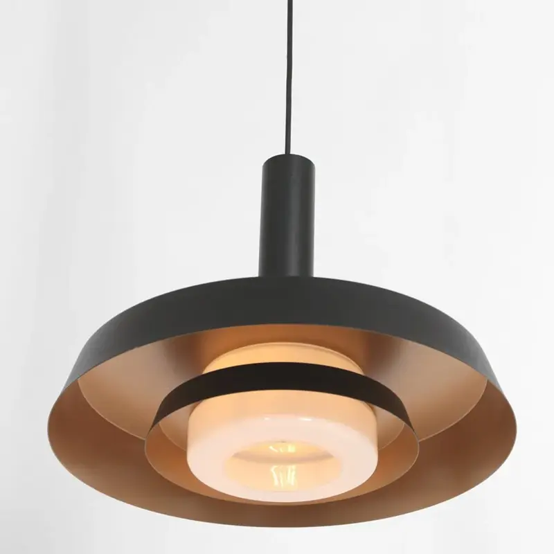 Foto 13 Hanglamp Flinter 3328ZW Zwart Flinter 3328ZW