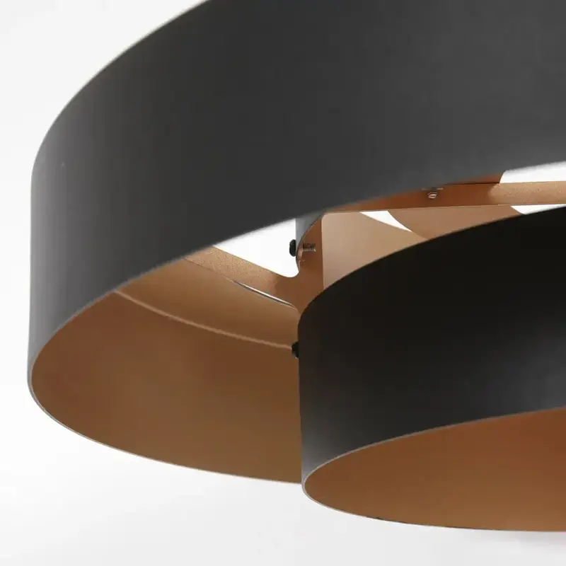 Foto 5 Hanglamp Flinter 3329ZW Zwart Flinter 3329ZW