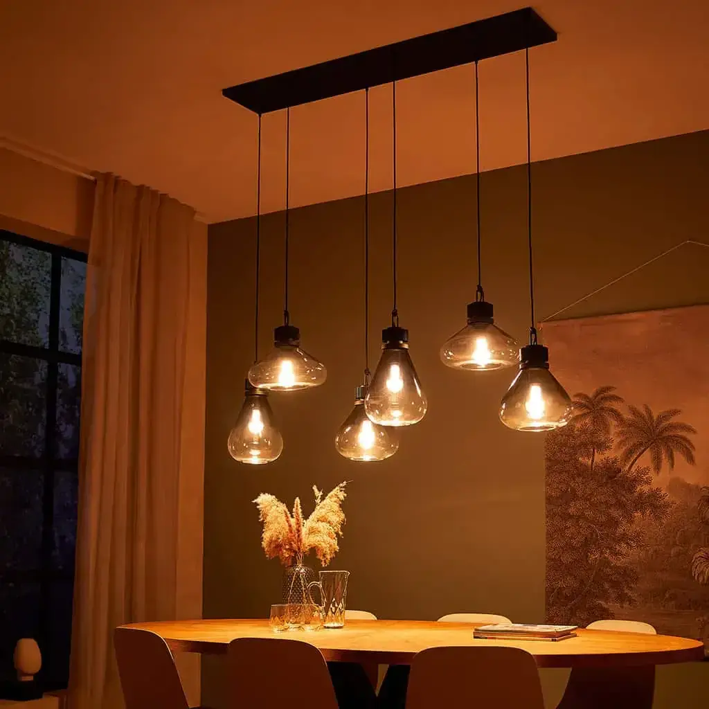 Foto 3 Hanglamp Flere 2672ZW Zwart Flere 2672ZW