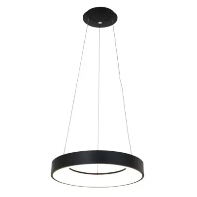 Foto van Hanglamp Ringlede 2695ZW Zwart Ringlede 2695ZW