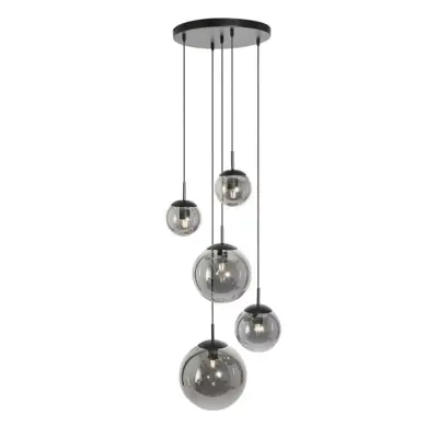 Foto van Plafondlamp Bollique 2730ZW Zwart Bollique 2730ZW